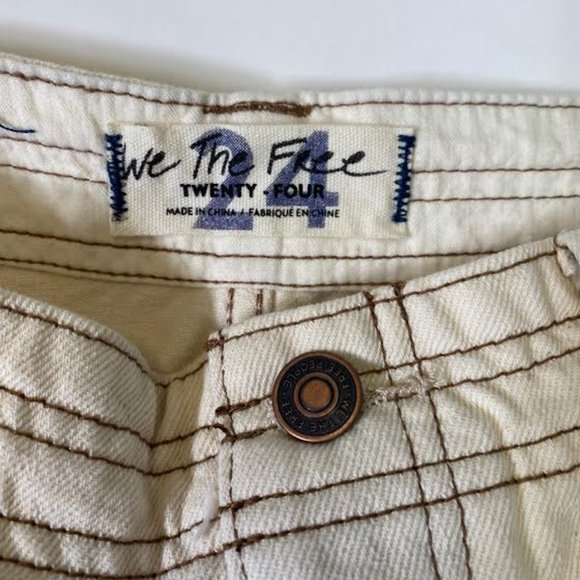 NWT FREE PEOPLE Rebel Rouser Cut Off Shorts - Picture 12 of 12